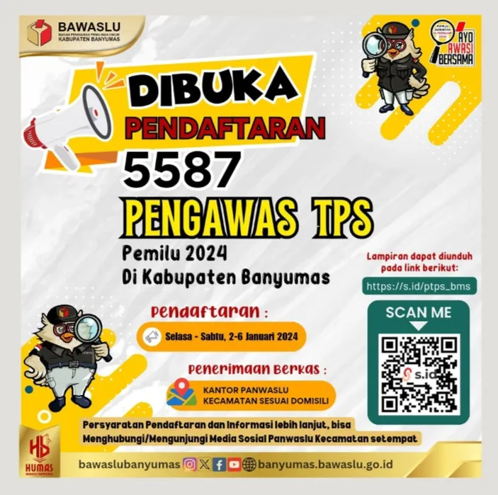 Dibuka 2 Januari 2024, Berikut Persyaratan Pendaftaran PTPS Pemilu 2024 ...