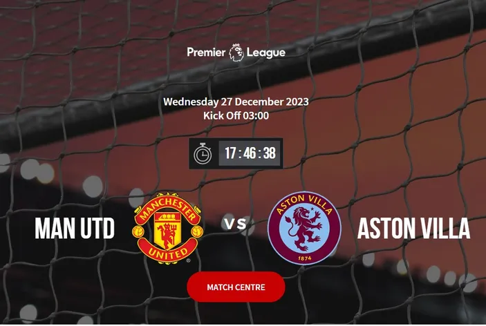 Jadwal MU Vs Aston Villa Liga Inggris Malam Ini, Apa Siaran Langung ...