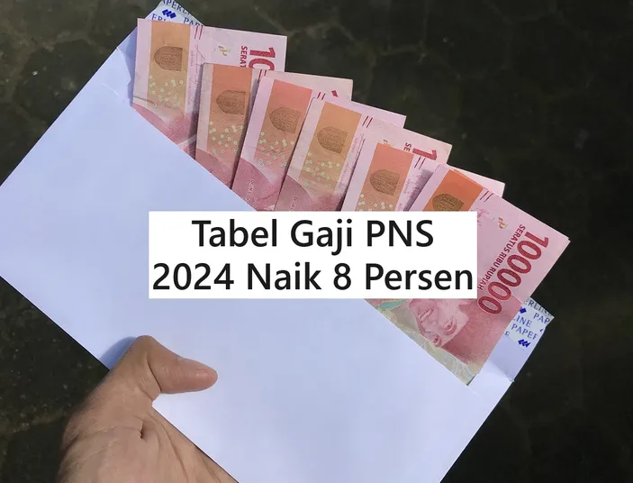 Tabel Estimasi Gaji PNS Tahun 2024 Setelah Naik 8 Persen, PNS Golongan ...