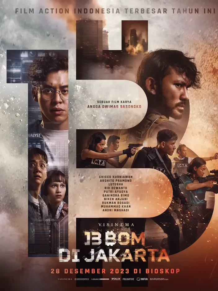 Inilah Jam Jadwal Tayang Film 13 Bom Di Jakarta Bioskop Sidoarjo Hari ...