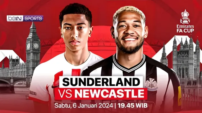 Prediksi Skor Sunderland Vs Newcastle Di Piala FA 2023/2024: Head To ...