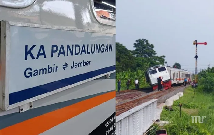 KA Pandalungan Anjlok Di Tanggulangin Sidoarjo - Patriot Bekasi