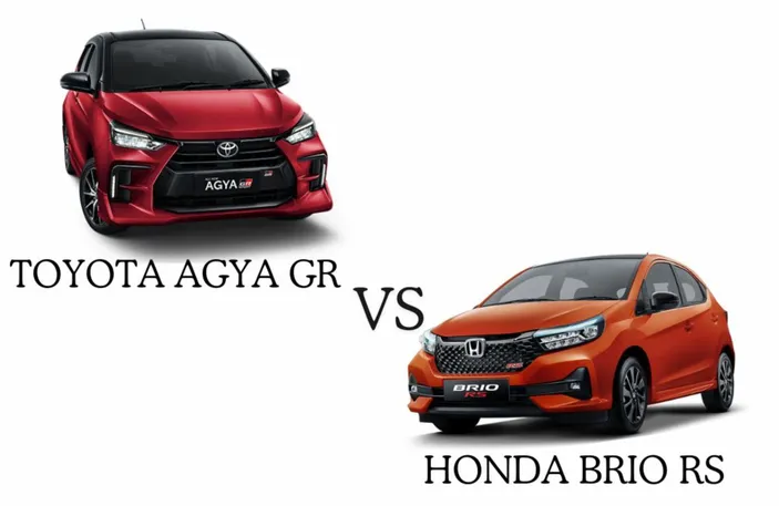 Perbandingan Simulasi Kredit Honda Brio RS Vs Toyota Agya GR dengan DP ...