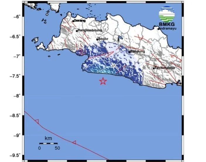 Sukabumi Diguncang Gempa M4 5 Hari Ini 8 Februari 2024 Dini Hari Bmkg