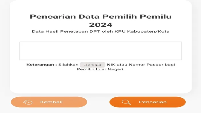 KPPS Wajib Tahu! Simak Cara Mudah Cek DPT Online Untuk Pemilihan Umum ...