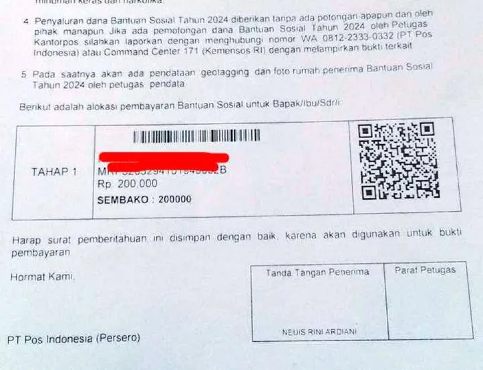 BPNT PKH 2024 Tahap 1 Cair Kantor Pos HARI INI 12 Februari 2024! Kamu ...