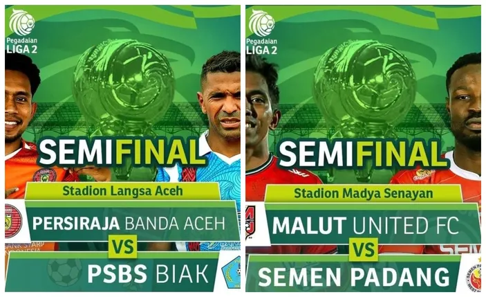 Jadwal Semifinal Liga 2 Leg 1 Hari Ini 25 Februari 2024 Di Indosiar ...