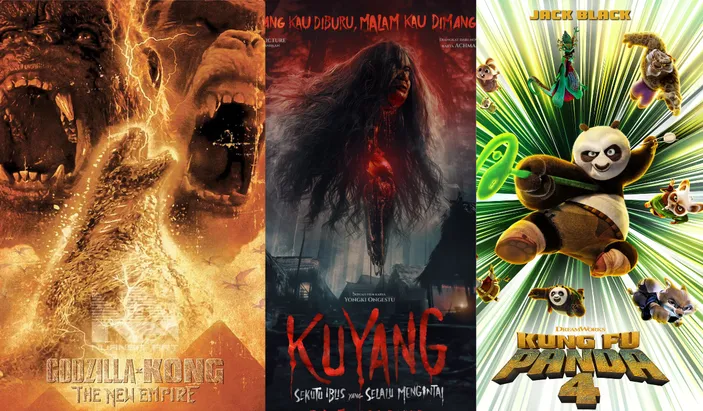 Jadwal Bioskop Tayang Maret 2024, Ada 21 Film Menarik Dari Kungfu Panda ...