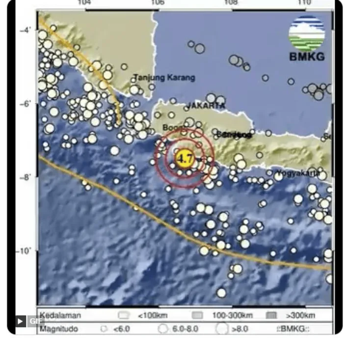 Gempa Terkini Di Kabupaten Sukabumi Kekuatan Mag Terasa Hingga