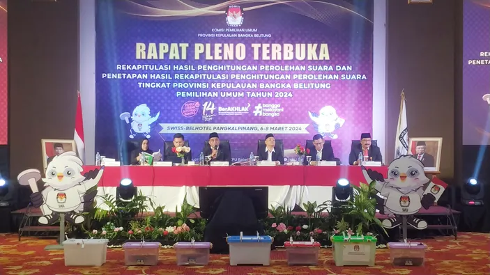 KPU Babel Targetkan Tiga Hari Selesaikan Rapat Pleno Terbuka ...