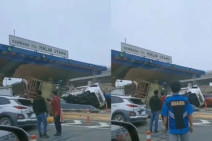 Kecelakaan Beruntun Di Gerbang Tol Halim Utama Viral Di Medsos, Begini ...