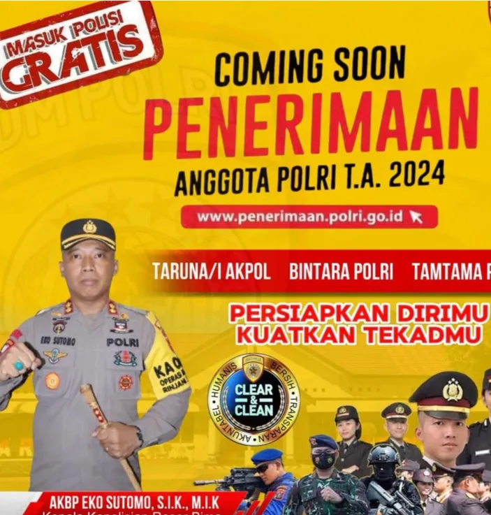 Polres Bima Sosialisasi Penerimaan Taruna Taruni Akpol 2024 Lewat