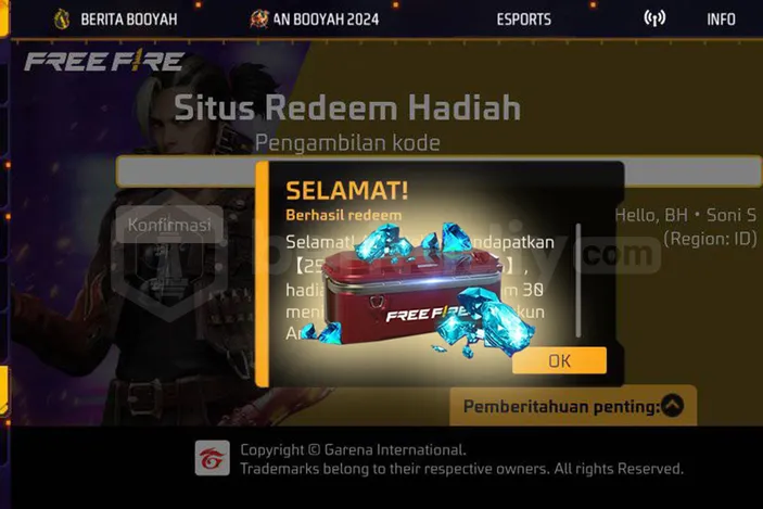 SIKAT Kode Redeem FF Hari Ini 19 Februari 2025 Begini Cara Klaim Kode Redeem FF Gratis Diamond SIKAT Kode Redeem FF Hari Ini 19 Februari 2025 Begini Cara Klaim Kode Redeem FF Gratis Diamond