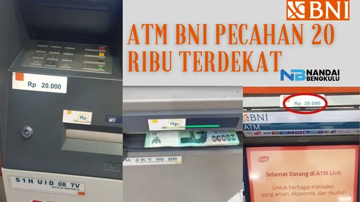 Lebaran Makin Dekat! Butuh Uang Kecil untuk THR? Ini ATM BNI Pecahan 20 ...