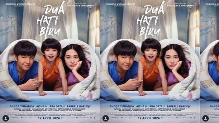 Inilah Jadwal Dua Hati Biru di Bioskop CGV Transmart tegal