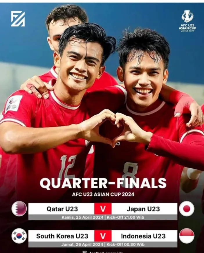 TIM Nasional Sepak Bola U-23 Indonesia Jumat Dini Hari Ini Melawan ...