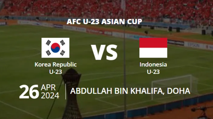 SEDANG BERLANGSUNG! Live Streaming Pertandingan Indonesia Vs Korea