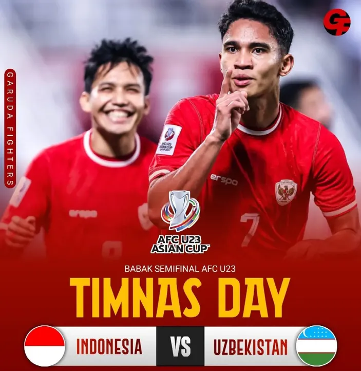 Kick Off Timnas Indonesia Vs Uzbekistan Indonesia U 23 29 April 2024