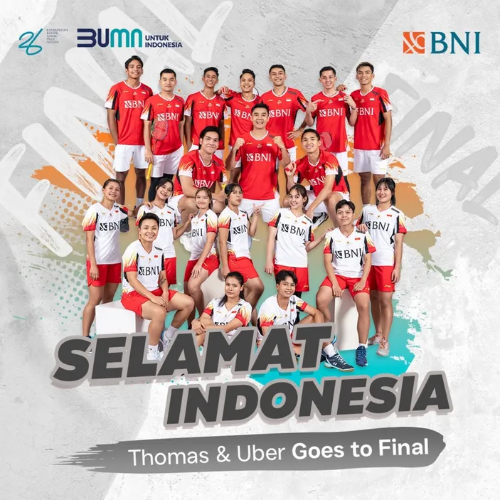 STREAMING iNews Thomas Cup Finals 2024 Indonesia vs China Hari Ini