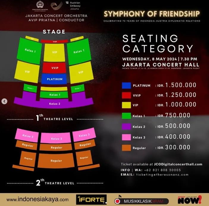 Konser 'Symphony Of Friendship' Merayakan 70 Tahun Diplomasi Indonesia