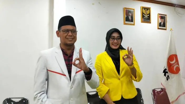 Imam Budi Hartono Dan Ririn Farabi Dari Pks Dan Golkar Di Pilwalkot