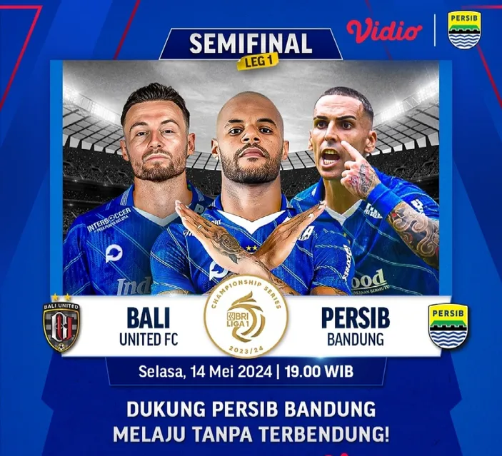 KLIK DI SINI! Link Live Streaming Bali United vs Persib Championship