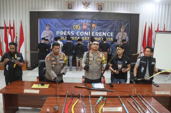 2 Geng Motor Diciduk Personel Polresta Serang Kota Di Kasemen, 15 ...