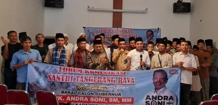 Forum Santri Se-Tangerang Raya Dukung Andra Soni Sebagai Gubernur ...