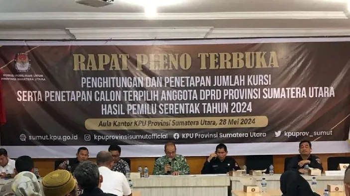 Sah! KPU Sumut Tetapkan 100 Caleg Anggota DPRD Sumut Di Pemilu 2024 ...