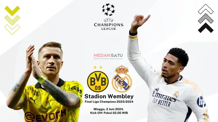 Link Dan Jadwal Pertandingan Bola Final Liga Champions Hari Ini, Real ...