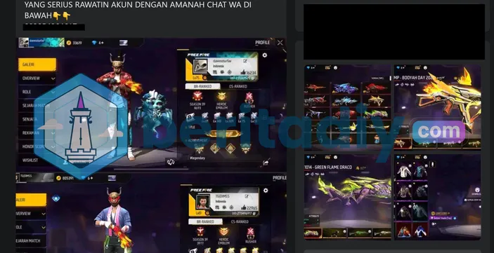 Kumpulan Akun FF Gratis 2024 Login Email Google dan Kata Sandi yang Masih Aktif Hari Ini Update Kumpulan Akun FF Gratis 2024 Login Email Google dan Kata Sandi yang Masih Aktif Hari Ini Update