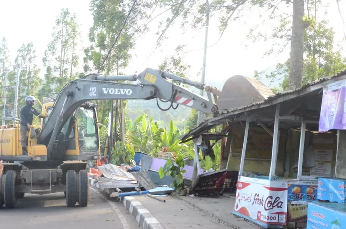 Ini Alasan Pkl Di Kawasan Puncak Bogor Ogah Digusur Harian Bogor Raya