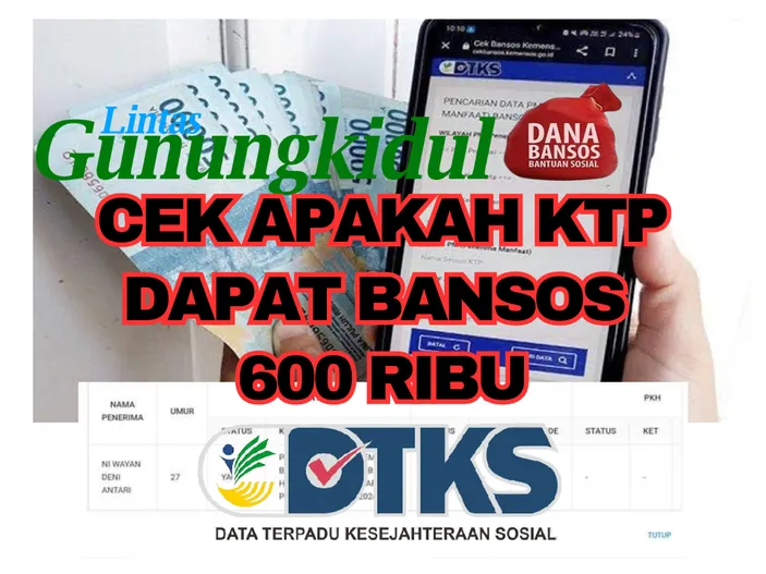 Cek Apakah KTP Terdaftar Bansos 600 Ribu Cair Bulan Juli -Agustus 2024 ...