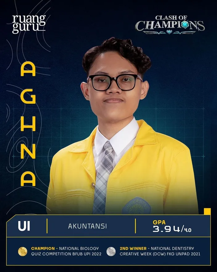 Saluran wa alfie dan naufal clash of champions ruang guru lagi viral di