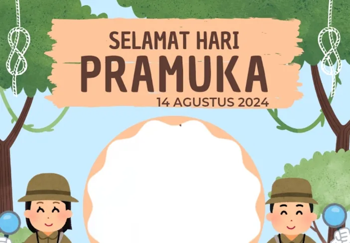 Download 50 Twibbon Hari Pramuka Ke 63 Tahun 2024 Dengan Desain Estetik