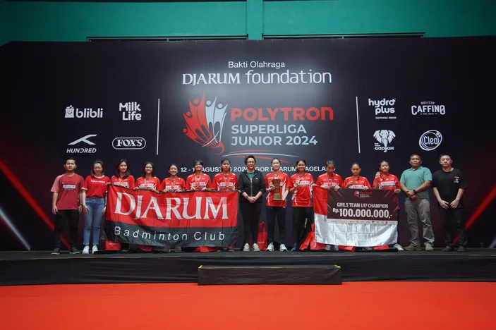 Polytron Superliga Junior 2024: PB Djarum Rebut Piala Yuni Kartika Di ...