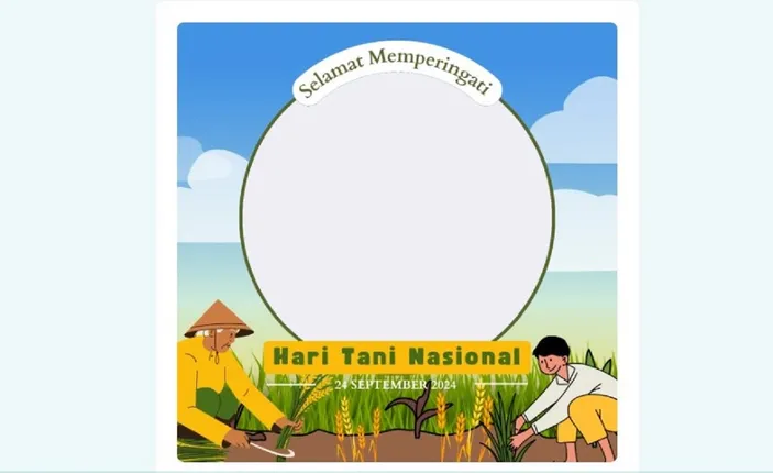 Link Twibbon Hari Tani Nasional September Bagikan Di Medsos