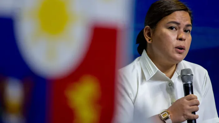 Wakil Presiden Filipina, Sara Duterte mengancam akan membunuh Presiden Filipina Marcos. 