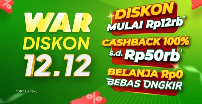 PROMO 12.12: Kumpulan 25 Kode Voucher Belanja Di Tokopedia: Dapatkan ...