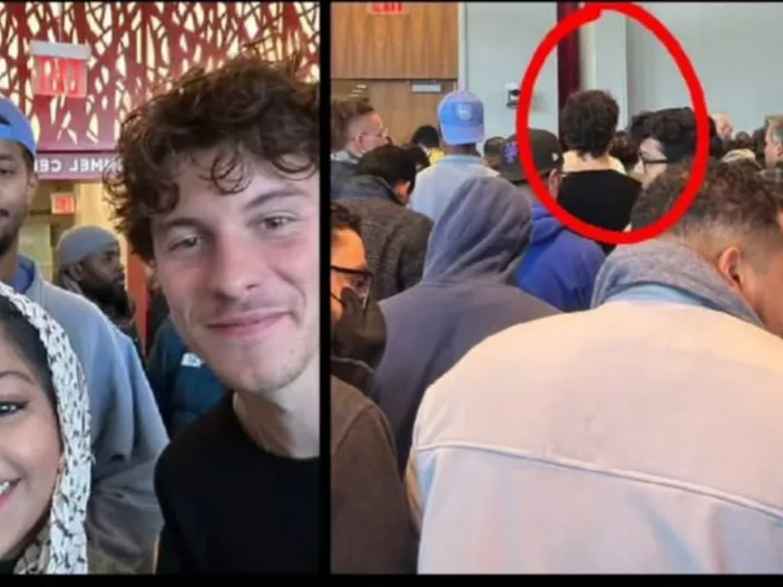 Shawn Mendes mendadak bikin heboh usai seorang jemaah Muslim melihat sang penyanyi mengikuti ibadah sholat Jumat di New York University.*