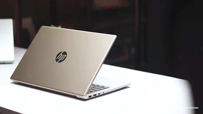 Ilustrasi laptop HP 14.