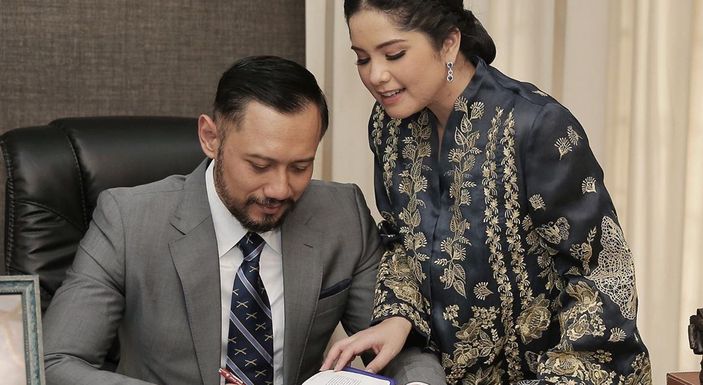 AGUS Harimurti Yudhoyono dan sang istri, Annisa Pohan.*