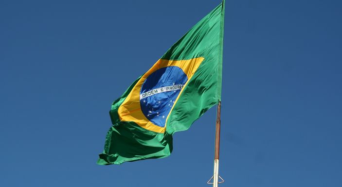 Bendera Brasil.