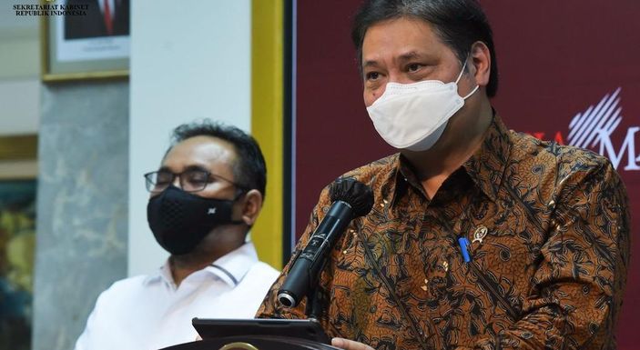 Menko Perekonomian Airlangga Hartarto.