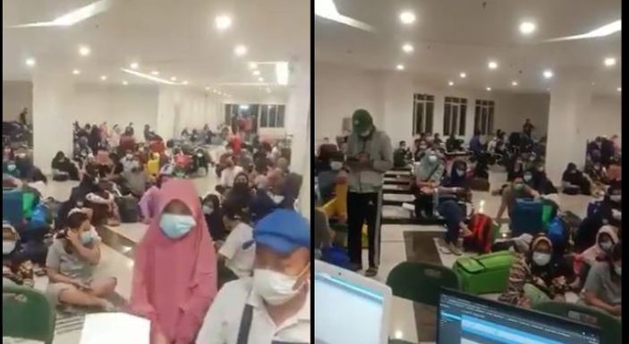 Kasus pasien terkonfrimasi positif Covid-19 di DKI Jakarta melonjak tajam, Tompi bagian video kondisi Wisma Atlet yang memprihatikan.
