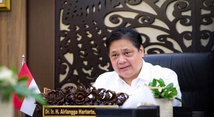 Menko Perekonomian Airlangga Hartarto.