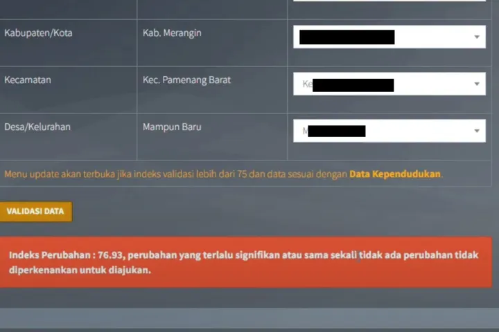 Solusi Indeks Data Siswa Di Atas 75 Perubahan Terlalu Signifikan Solusi Indeks Data Siswa Di Atas 75 Perubahan Terlalu Signifikan