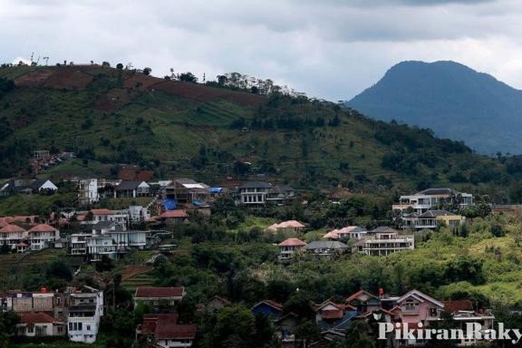 Alih Fungsi Lahan Capai 70 Kawasan Bandung Utara  Sudah 