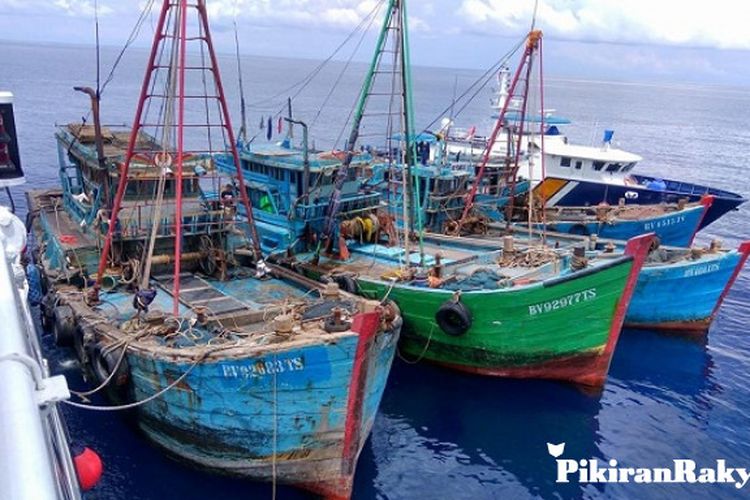KKP Telah Menangkap 20 Kapal Pelaku Illegal Fishing 