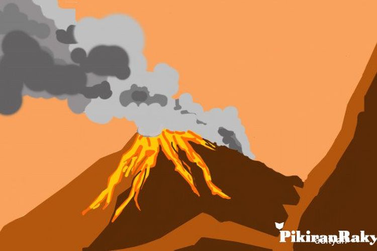 Merapi Lima Kali Luncurkan Lava Pijar Jarak 3 Kilometer Tidak Aman Pikiran Rakyat Com